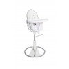 Стільчик для годування Bloom Fresco Silver+coconut white E10535-S\\E10516-CWL