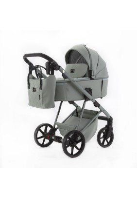 Коляска універсальна 2в1 Adamex Delta DN-8 mint DN81108