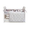 Постільний комплект Twins Panda grey new 7од 4075-TP-10N