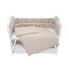 Постільний комплект Twins Cotton 7ел 4077-TC-02 beige