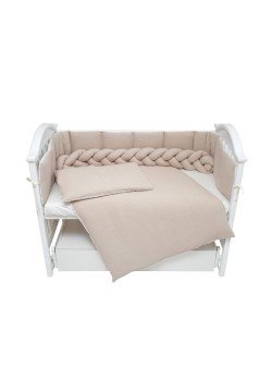 Постільний комплект Twins Cotton 7ел 4077-TC-02 beige