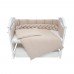 Постільний комплект Twins Cotton 7ел 4077-TC-02 beige