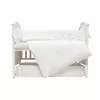 Постільний комплект Twins Cotton 7ел 4077-TC-01 white
