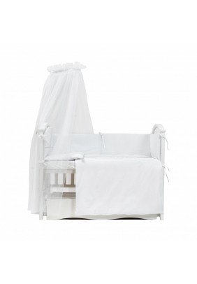 Постільний комплект Twins Romantic Vintage Baby white 7од 4024-R-004