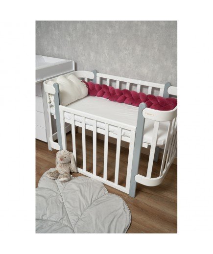 Бампер-коса Twins 120 см 2020-K3-120-27 fuchsia Бампер-коса Twins 120 см 2020-K3-120-27 fuchsia