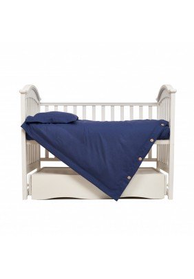 Змінний комплект Twins Linen dark blue 3од 3030-TL-09