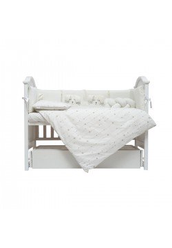 Постільний комплект Twins Кролик 7од 4075-TК-202 ecru