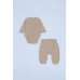 Комплект (боді+штани) 50-74 For my baby 226148 -м'ятний фото 4