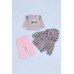 Комплект (кофта+футболка довг.рук+штани) 62-80 For my baby 22698 -сірий