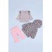 Комплект (кофта+футболка довг.рук+штани) 62-80 For my baby 22698 -сірий фото 2