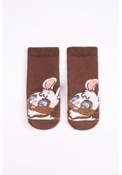 Шкарпетки з гальмами махра 22-25 Bross 50174/009589 -коричневий