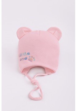 Шапка "Little one" трикотаж н/з  Talvi 02744 персиковий