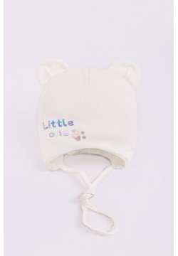 Шапка "Little one" трикотаж н/з  Talvi 02744 молочний