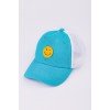 Кепка "Смайл" сітка Glory Kids 8569 бірюзовий