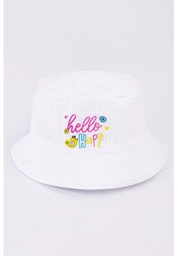 Панама "Hello Happy" Glory kids 8129 білий