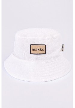Панама "Цифри та букви" Makko Л12925 білий