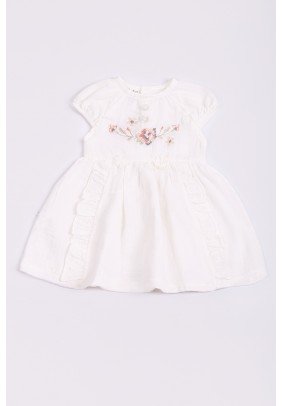 Сукня для новонароджених Caramel ELB1693 - молочний