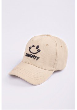 Кепка "Laughty" Makko К2325 бежевий