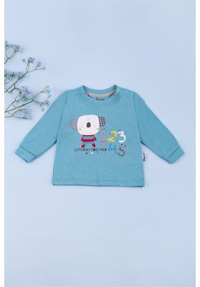 Кофта 3-12 Miniworld 16311 -бірюзовий - 