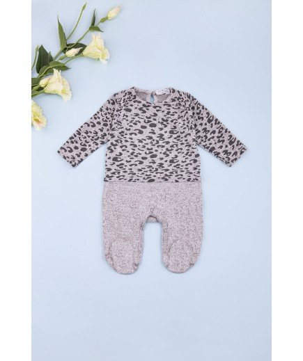 Комбінезон для новонародженного 50-74 For my baby 22453 - сірий Комбінезон для новонародженного 50-74 For my baby 22453 - сірий