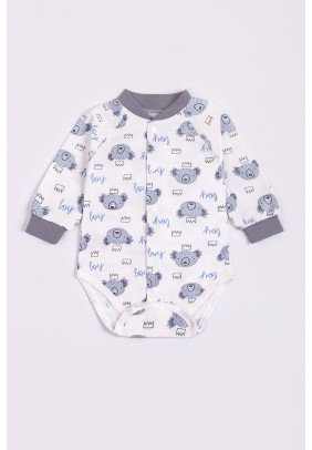 Боді для дитини Happy Tot 9-052ф -сірий - 