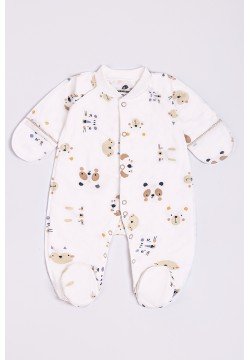 Комбінезон для новонародженого Minikin "Нappy baby" 2428401 -молочний