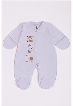 Комбінезон для новонародженого Minikin "Нappy baby" 2428401 -сірий - 
