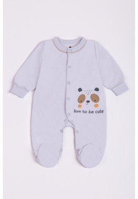 Комбінезон для новонародженого Minikin "Нappy baby" 2428601 -сірий - 