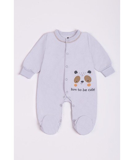 Комбінезон для новонародженого Minikin "Нappy baby" 2428601 -сірий Комбінезон для новонародженого Minikin "Нappy baby" 2428601 -сірий