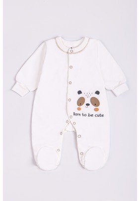 Комбінезон для новонародженого Minikin "Нappy baby" 2428601 -молочний - 