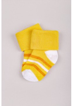 Шкарпетки 0-6 Bebelino 123 -жовтий