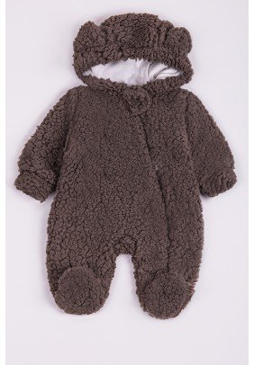 Комбінезон для новонародженого 56-74 Twins Baby 742304 -коричневий - 