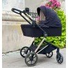 Коляска універсальна 2в1 Kidwell Velmont black/gold KVB/G