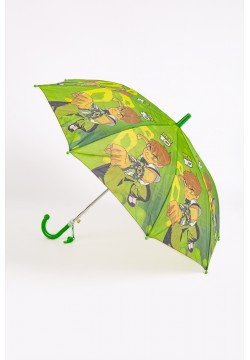 Зонт-трость детский Mario Х2104 - зеленый