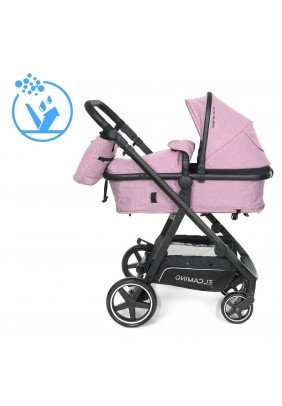 Коляска-трансформер 2в1 El Camino Alliance ME 1069 Denim Ash Pink - 