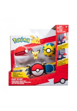 Ігровий набір Pokemon W14 Пояс з покеболами Пічу PKW3643