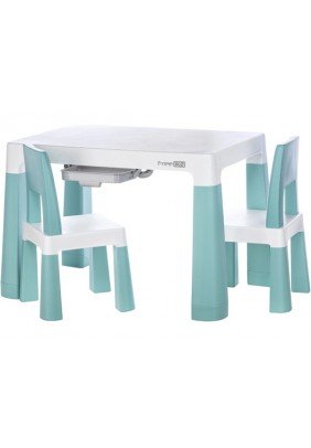 Комплект стіл+2 стільця FreeON Neo White-Mint 46637 - 