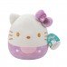 Іграшка м'яка Squishmallows Хеллоу Кітті в пурпуровому 20см SQSN00499