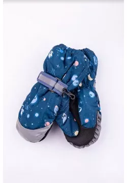 Рукавиці 2-4 YO! REN-0237C -синій