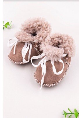 Пінетки 0-6 Panduf baby MC-530 -бежевий - 