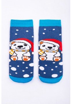 Шкарпетки махрові Gabbi NSD-118 (90118) -синій