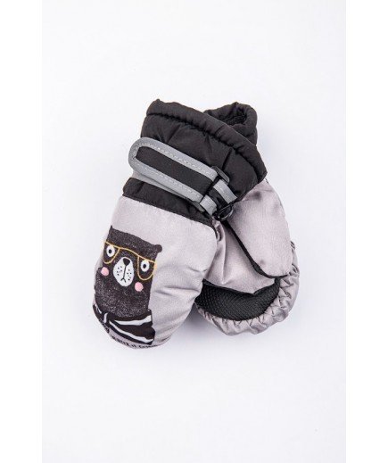 Рукавиці 1-2 YO! REN-0222C -сірий Рукавиці 1-2 YO! REN-0222C -сірий