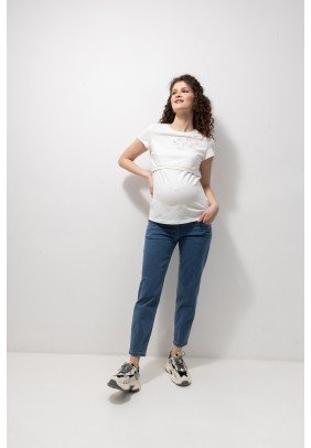 Джинси для вагітних S- XL Юла мама SHELDON DENIM DM-23.011 -синій - 