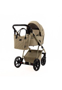 Коляска універсальна 2в1 Adamex Delta DN-13 olive DN13113
