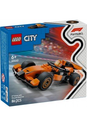 Конструктор Lego City Пілот F1 з автомобілем McLaren 86дет 60442 - 