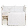 Постільний комплект Twins Little Baby white/grey 6од 4042-TLB-10
