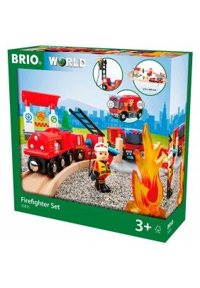 Дитяча залізниця BRIO Пожежна станція 33815 - 