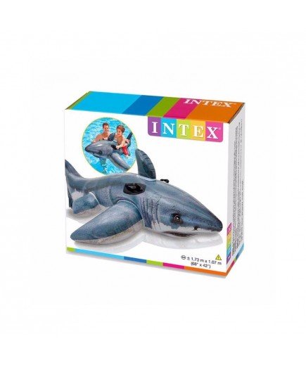 Плотик надувний Intex Акула 173*107см 57525 Плотик надувний Intex Акула 173*107см 57525