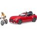 Автомобіль Roadster з велосипедом та фігуркою Bruder 03485