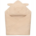Рушник з капюшоном для купання Lionelo Muslin Hooded Towel Beige Sand 80х80 см LO-MUSLIN HOODED TOWEL BEIGE SAND фото 3